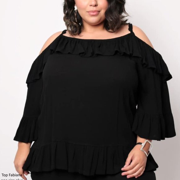 NEW!! Women's Off-Shoulder Top, Plus Sizes - Picture 1 of 1